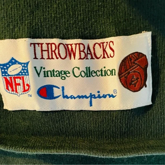 Champion Green and Gold Crewneck Sweater - Picture 4 of 5